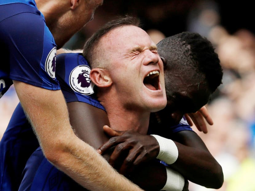 The power of emotion helped Wayne Rooney to a match-winner for Everton in a lively display. Photo: Reuters. All photos: AFP, Reuters, AP