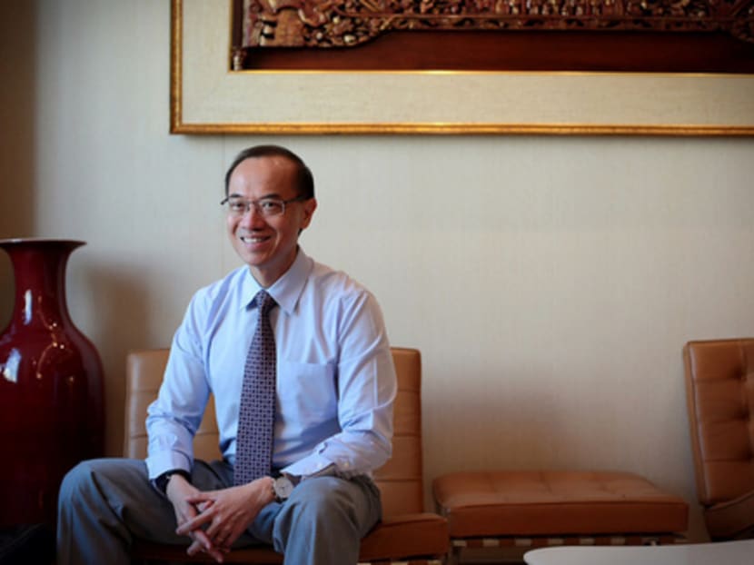 George Yeo poses for a photo on June 3, 2015. Photo: Jason Quah