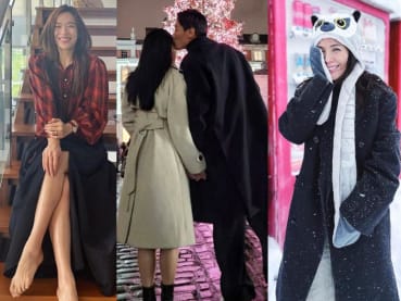 Did Desmond Tan finally reveal his wife's identity while on holiday? What did Zoe Tay make in Hokkaido?
