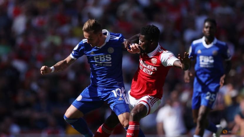 Jesus opens Arsenal account with double in win over Leicester Jesus opens Arsenal account with double in win over Leicester