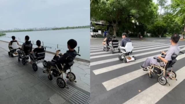 理解问答：中国年轻人竟用电动轮椅代步
