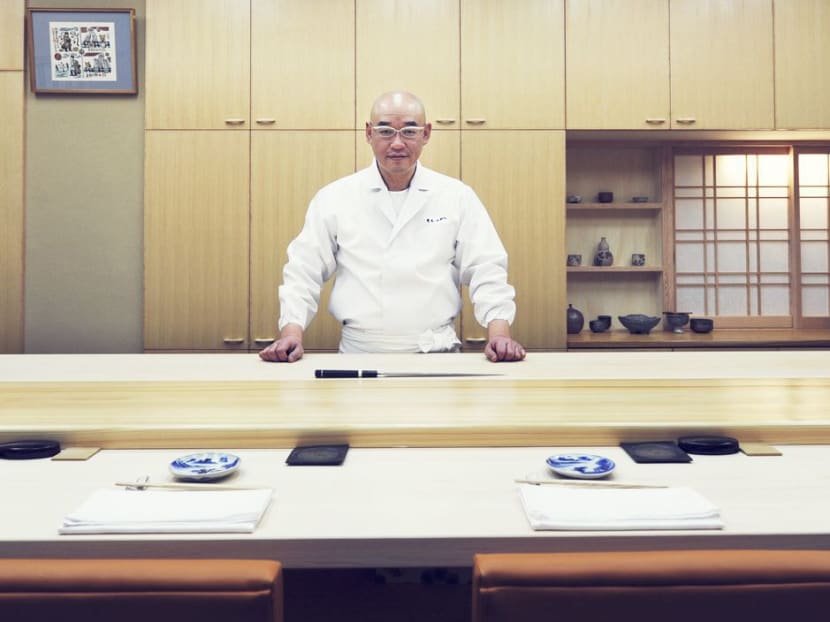 Sushi chef Mitsuhiro Araki. Photo: The Asahi Shimbun via Bloomberg