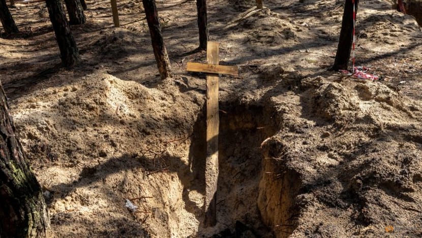 Governor says 146 bodies exhumed so far from mass burial site in Ukraine's Izium