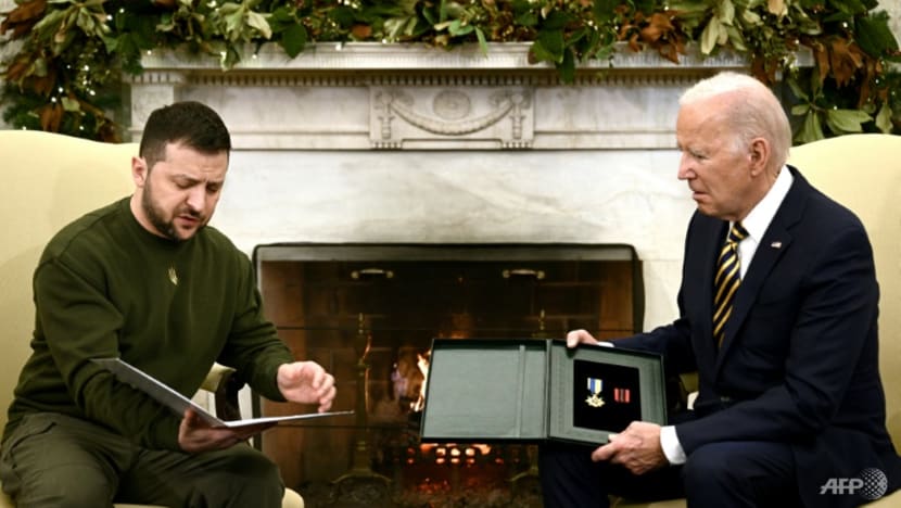Biden tells Zelenskyy at White House: 'You will never stand alone' Biden tells Zelenskyy at White House: 'You will never stand alone'