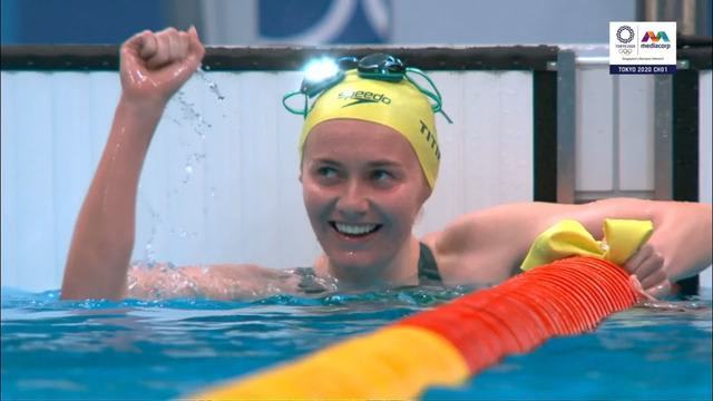 蒂特姆斯力压莱德基 夺奥运女子400米自由泳金牌