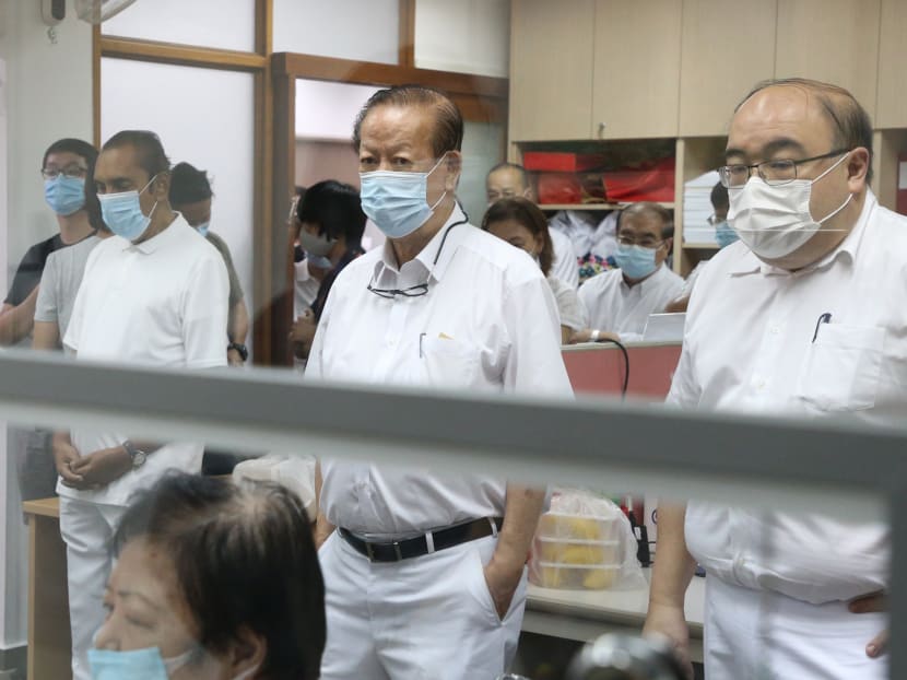 PAP activists at the Teck Ghee Branch office waiting for election results to be announced on July 11, 2020. PAP activists at the Teck Ghee Branch office waiting for election results to be announced on July 11, 2020.