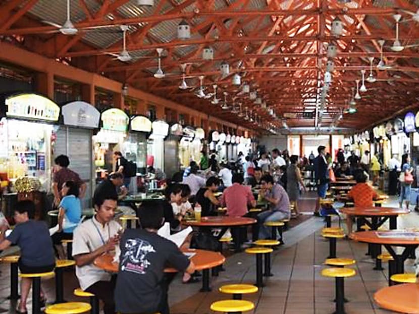Maxwell Food Centre. Photo: Channel NewsAsia