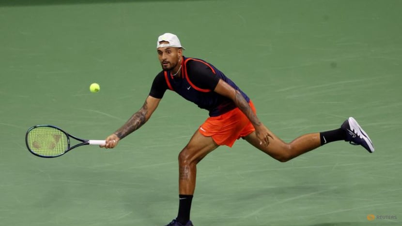 Kyrgios fined for spitting, obscenities at US Open Kyrgios fined for spitting, obscenities at US Open