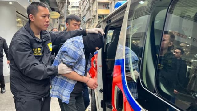 澳门发生凶杀案 当地警方拘捕涉案香港男子
