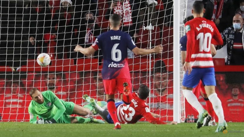 Granada hand champions Atletico Madrid fourth successive LaLiga defeat Granada hand champions Atletico Madrid fourth successive LaLiga defeat