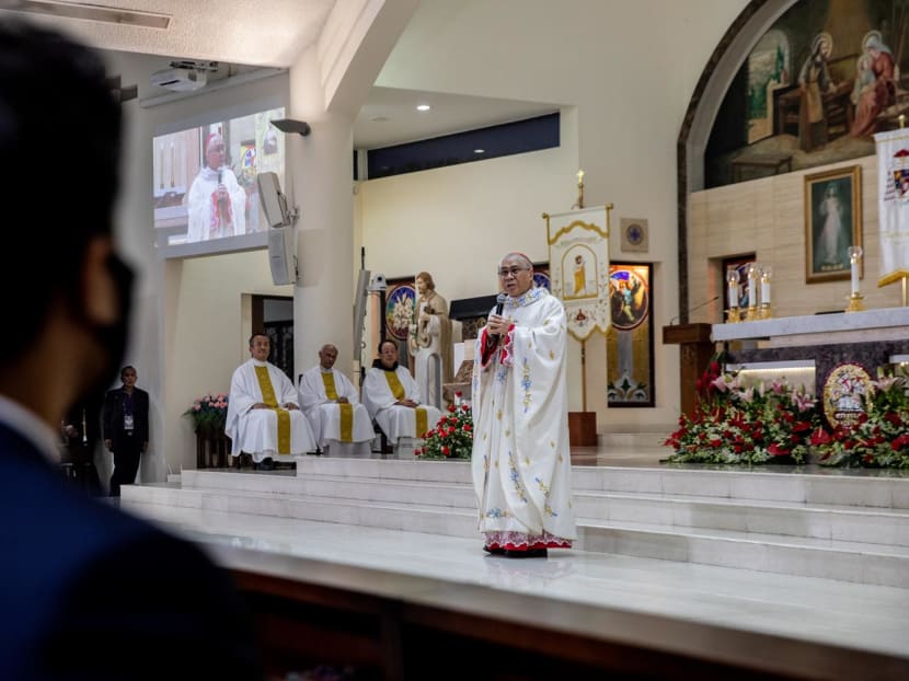 Singapore’s first Catholic cardinal vows to promote unity and love ‘among all humankind’, plans research centre for inter-religious work Singapore’s first Catholic cardinal vows to promote unity and love ‘among all humankind’, plans research centre for inter-religious work