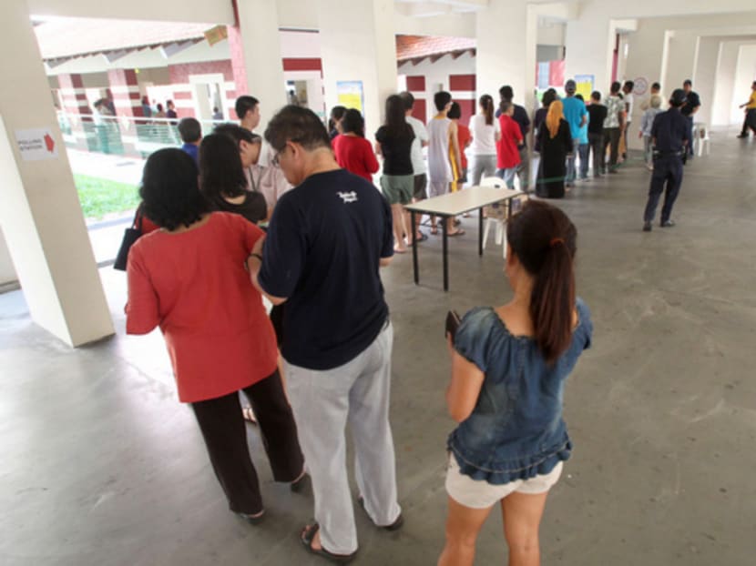 Voters during the 2011 GE. TODAY file photo