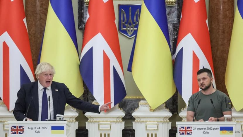 UK's Johnson, in Kyiv, warns against 'flimsy' plan for talks with Russia UK's Johnson, in Kyiv, warns against 'flimsy' plan for talks with Russia