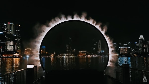 i Light Singapore 2024: First look at the installations, including a ring of mist at Marina Bay
