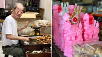 Traditional Cake Shop Owner One Of The Last Few Makers Of Sugar Lions In S’pore For Teochew Prayers