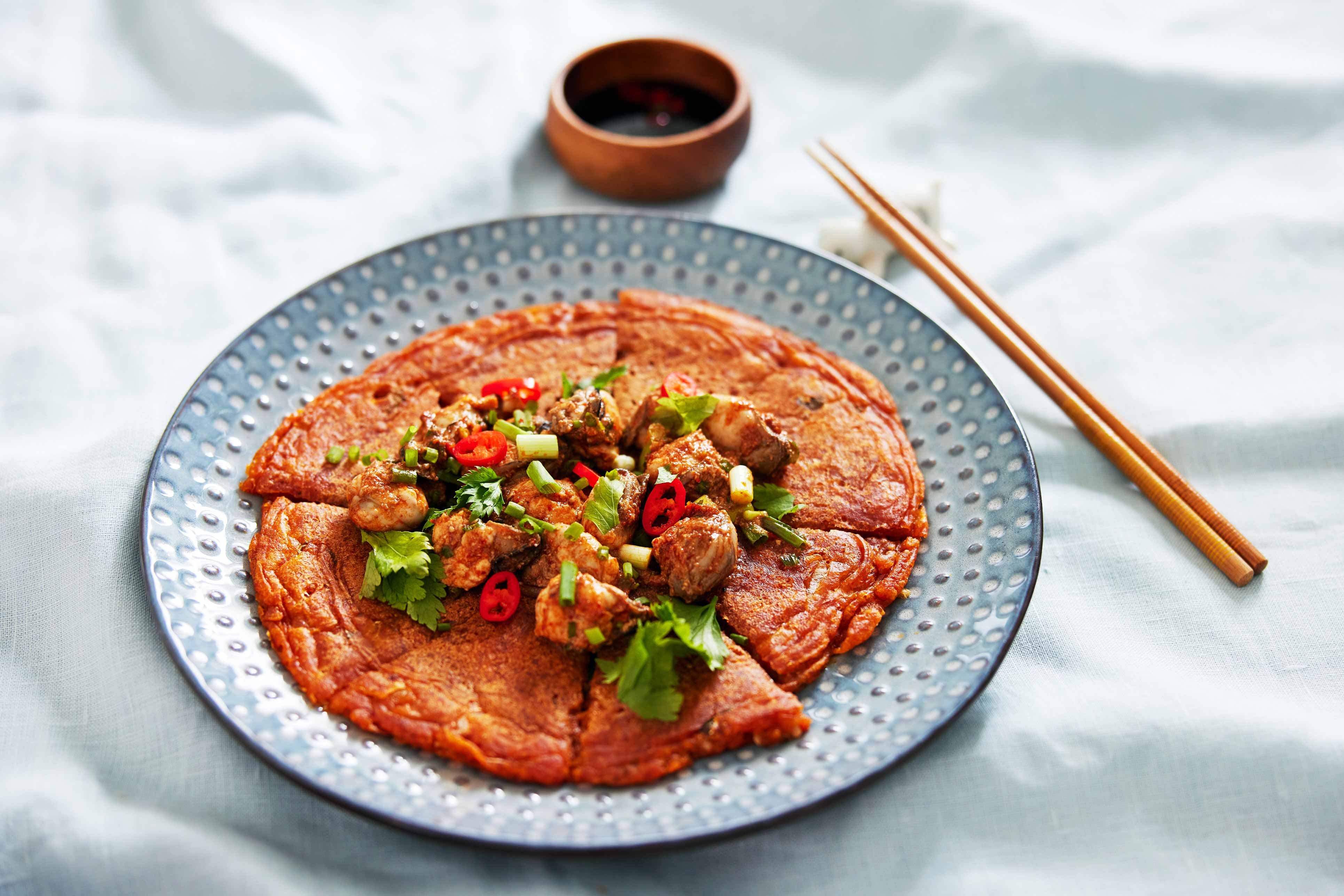 This Oyster Kimchi Pancake Is Like A Korean Version Of Orh Luak This Oyster Kimchi Pancake Is Like A Korean Version Of Orh Luak