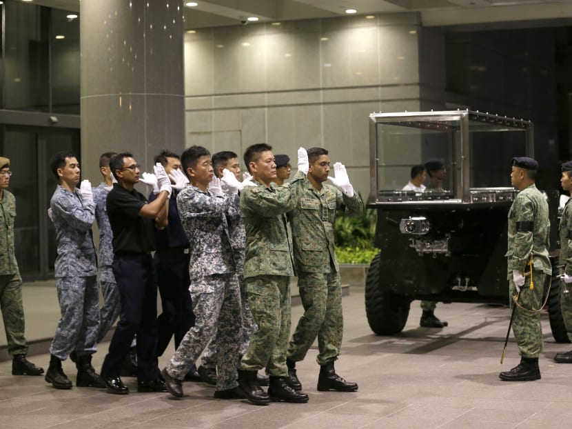Rehearsals for Mr Lee Kuan Yew's State Funeral