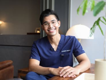 Doctor gives skin tips in TikTok videos, but here's why his 400k followers seldom see his full face