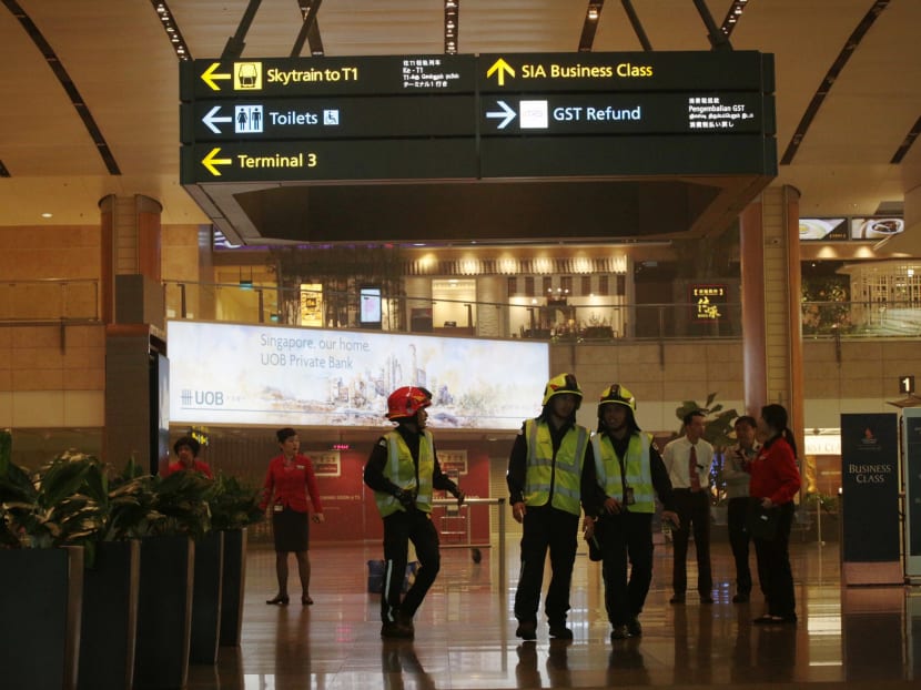Fire at Changi T2 leaves thousands stranded Fire at Changi T2 leaves thousands stranded