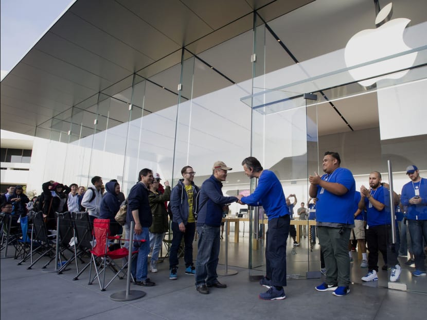 Apple, which has the biggest weighting in the Nasdaq, paced gains in February. Photo: Bloomberg