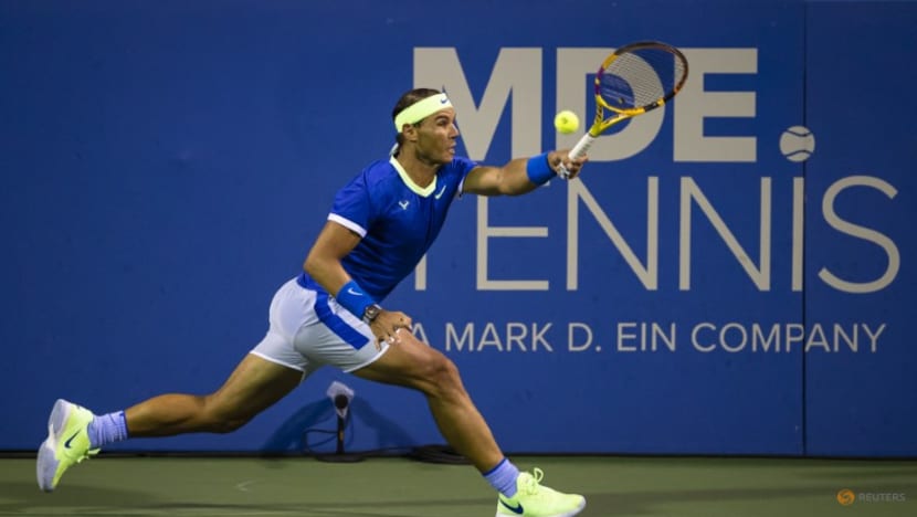 Tennis-Nadal hopes to find footing at Toronto hardcourt event Tennis-Nadal hopes to find footing at Toronto hardcourt event