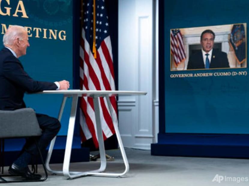 New York Governor Andrew Cuomo urged to quit after damning harassment report New York Governor Andrew Cuomo urged to quit after damning harassment report