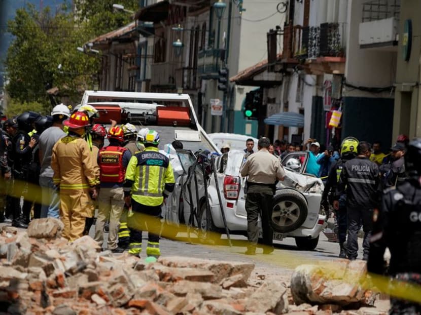 Magnitude 6.8 earthquake shakes Ecuador, at least 13 deaths reported Magnitude 6.8 earthquake shakes Ecuador, at least 13 deaths reported