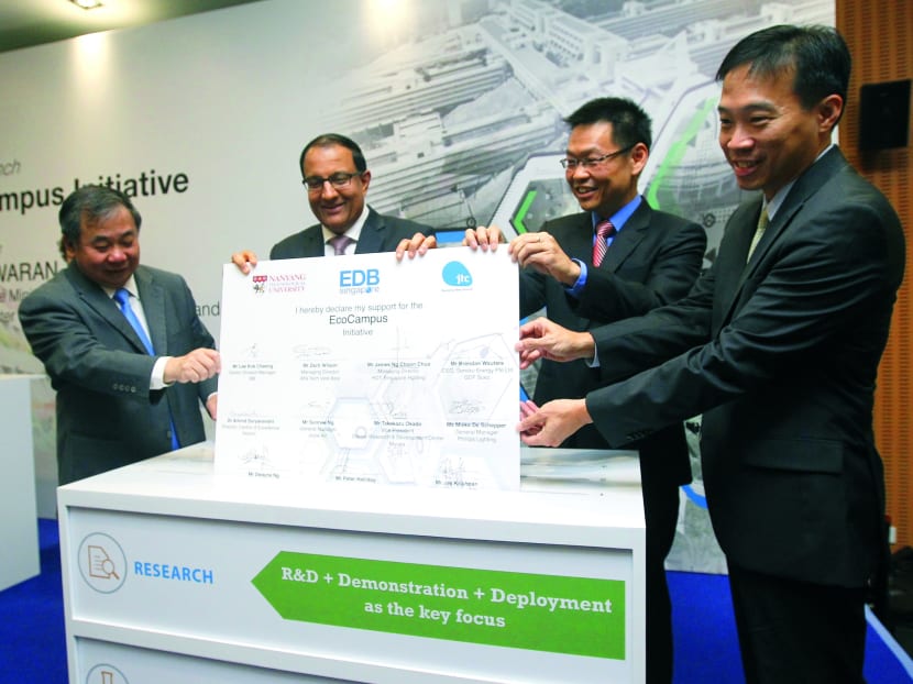 NTU to spend S$20m to become green varsity