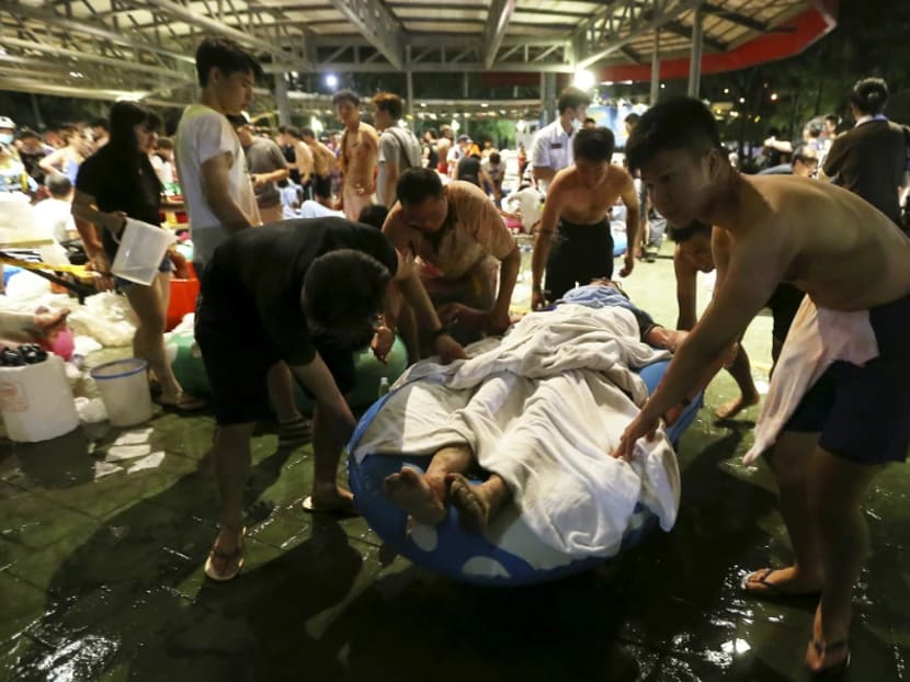 Gallery: Fire injures scores attending party at Taiwan water park