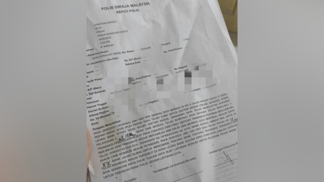 逾5000元定期存款被盗取 马国女子怒斥银行不安全