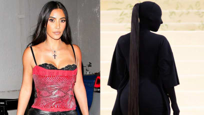 Kim Kardashian Explains Her Meme-Friendly 2021 Met Gala Outfit: "What’s More American Than A-T-shirt Head To Toe?"