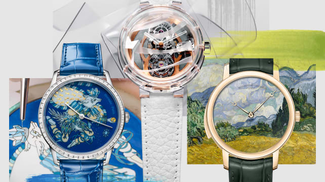 These watches from LV, Vacheron Constantin and Hermes draw inspiration from architecture, paintings & scarves 