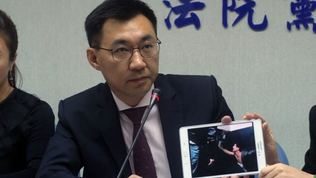 台国民党主席江启臣宣布寻求连任