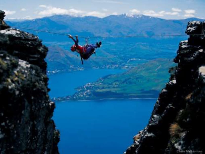 Zip-lining, one of Queenstown’s must do activities, according to Tourism New Zealand. Photo: Tourism New Zealand