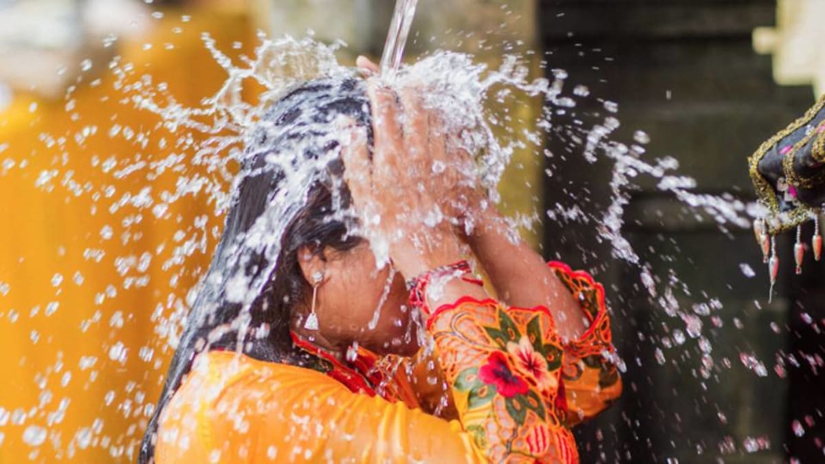 Ritual delight Taking a shower to cleanse your soul in Bali CNA