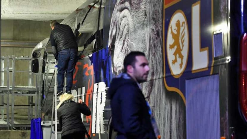Football: Lyon bus stoned by Marseille fans in pre-match ambush Football: Lyon bus stoned by Marseille fans in pre-match ambush