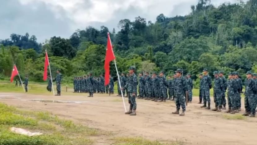 Myanmar's shadow government parades new armed force Myanmar's shadow government parades new armed force