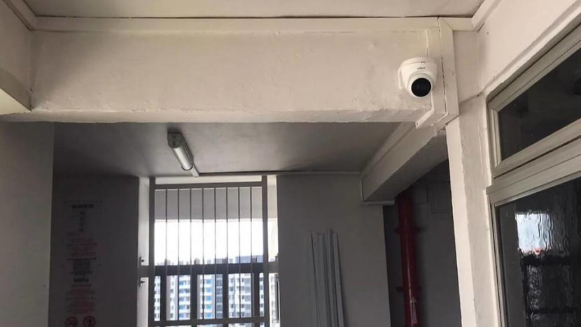 Installing CCTVs outside HDB flats is illegal, but more home owners are doing so, say merchants
