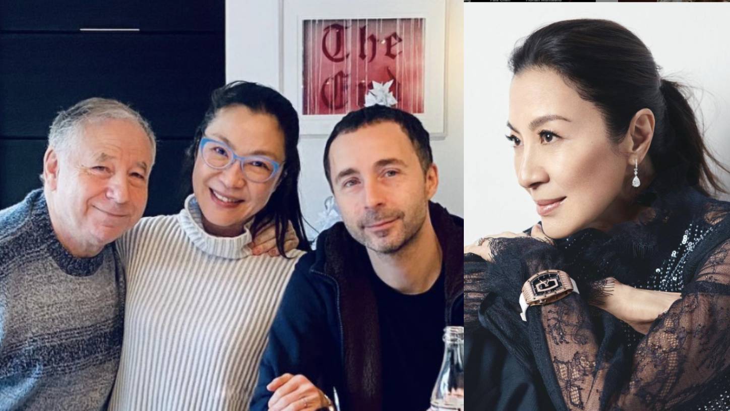 Michelle Yeoh’s Dinner With Her Fiancé And Stepson Has Netizens Gushing Over Their Cute Relationship