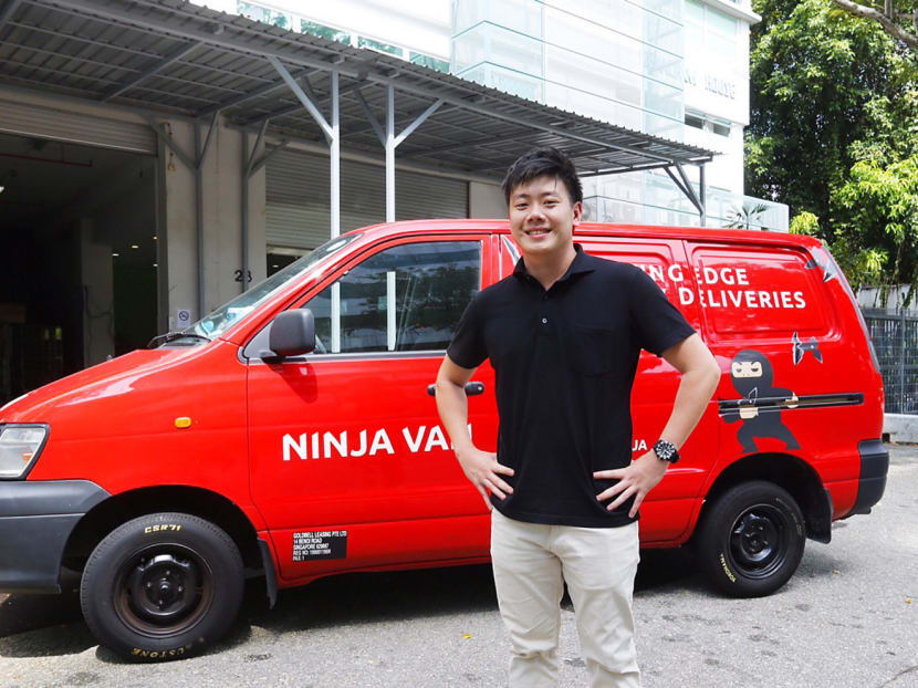 Mr Lai Chang Wen, CEO of Ninja Van, which specialises in next-day delivery for e-commerce companies. Photo: Ernest Chua