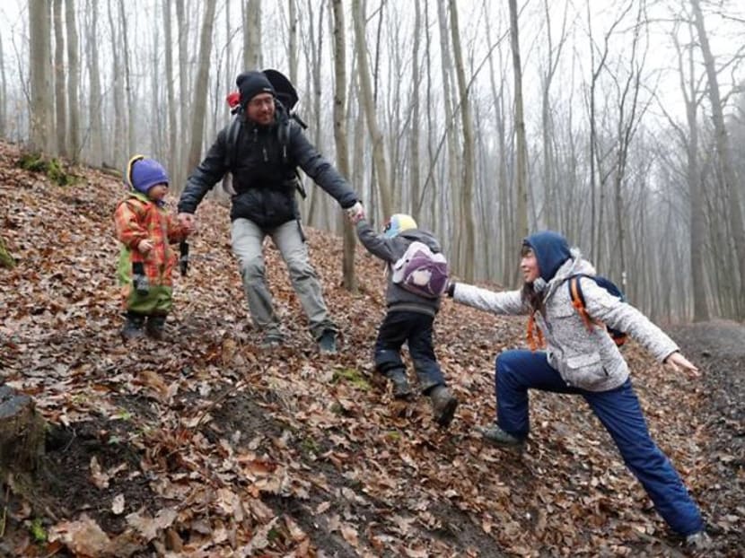 Thousands hit Hungary's famous hiking trail to beat coronavirus blues Thousands hit Hungary's famous hiking trail to beat coronavirus blues