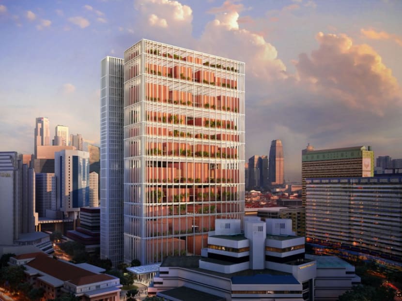 Slated to be completed by this year and fully operational by the first quarter of 2020, the S$450 million building will stand at 178 metres tall and comprise 35 storeys and three basement levels, with 39 link bridges connecting the two towers.