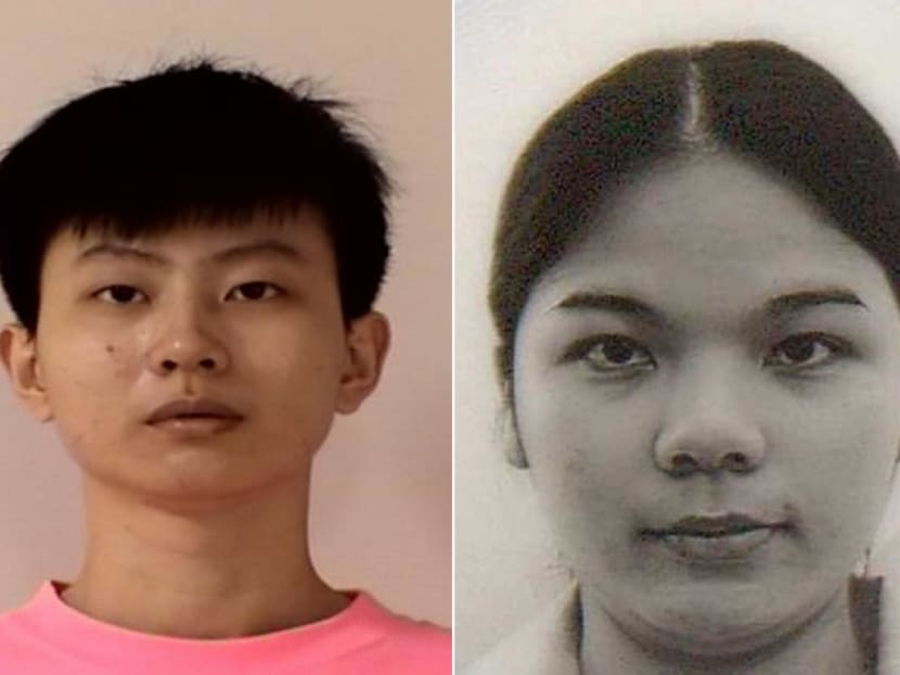 Singaporean Pi Jiapeng (left) and Thai national Pansuk Siriwipa are wanted by the police for allegedly failing to deliver luxury watches and bags, and fleeing across the border.&nbsp;