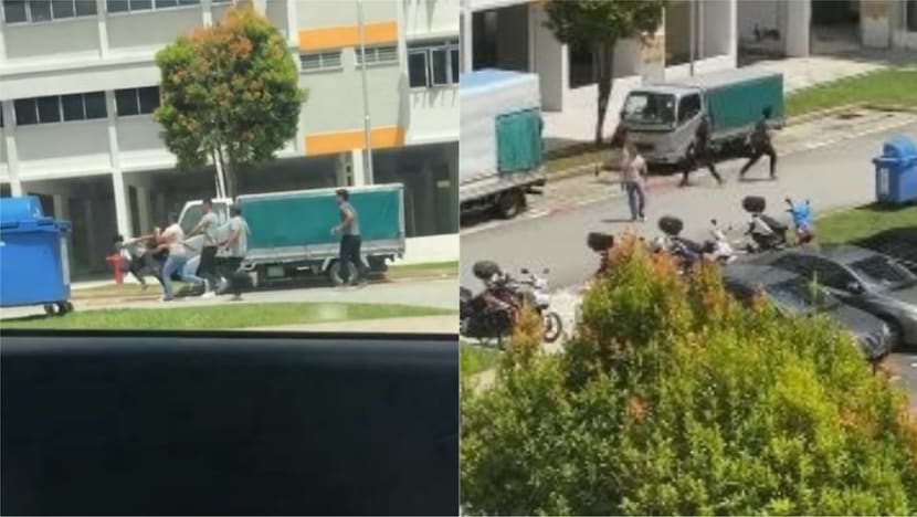 Choa Chu Kang riot: Teenager charged with possessing two knives and sickle Choa Chu Kang riot: Teenager charged with possessing two knives and sickle