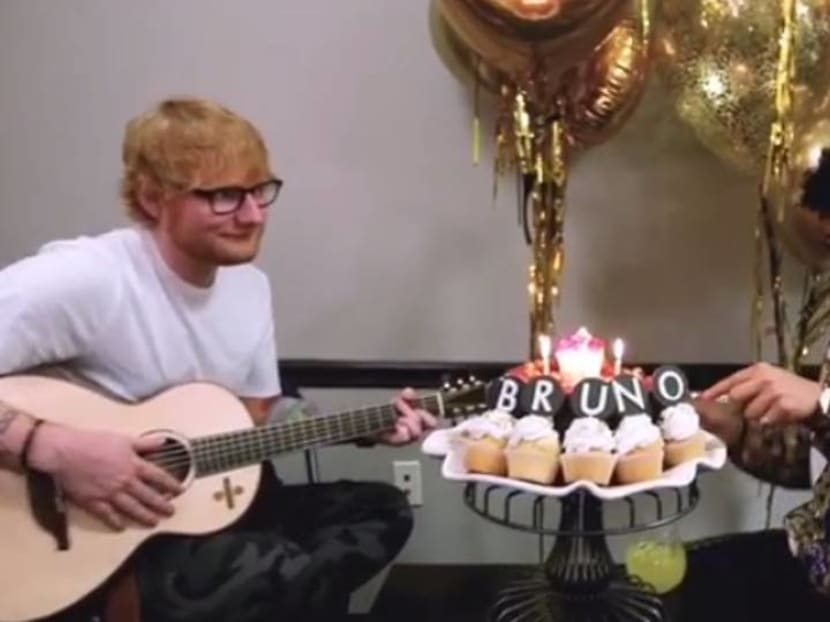 Bruno Mars turns 33 with a birthday song from Ed Sheeran Bruno Mars turns 33 with a birthday song from Ed Sheeran