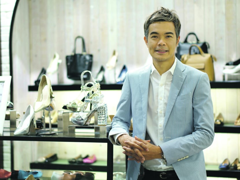 Tom Ng, founder and director of homegrown shoe label Pazzion. Photo: Hon Jing Yi/TODAY