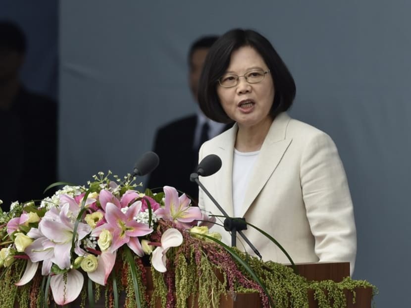 Taiwan's President Tsai Ing-wen at her inauguration ceremony in Taipei on May 20, 2016. Photo: AFP