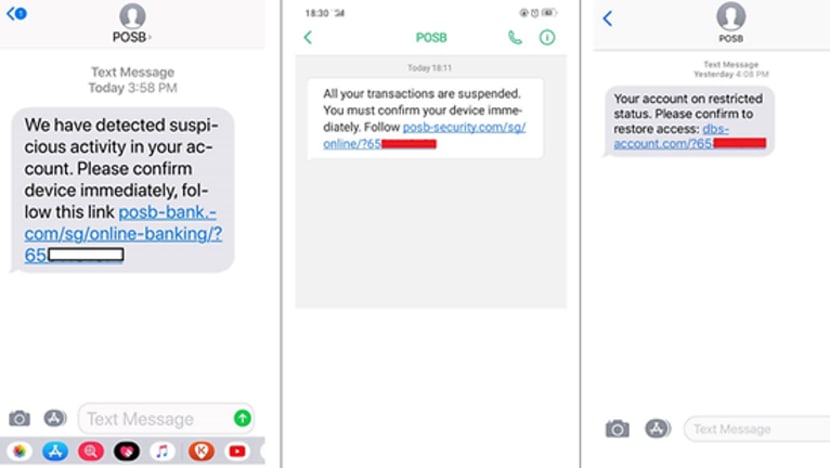 DBS & Polis beri amaran tentang SMS yang curi data dan wang mangsa