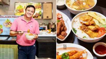 Man Born In Tekong Opens Stall Called Tekong Island Fish Soup At Orchard Food Court