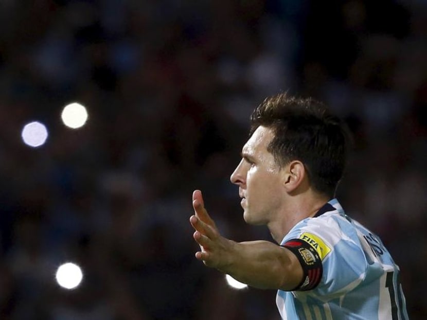 Lionel Messi will leave the Argentina squad after their friendly against Brazil in Melbourne on June 9. Photo: Reuters